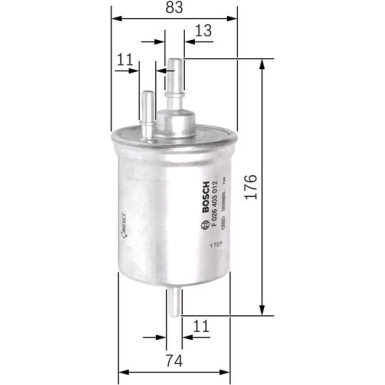 Kraftstofffilter F 026 403 012 Kraftstofffilter F 026 403 012