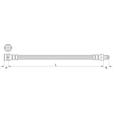 Metzger Bremsschlauch 4111333