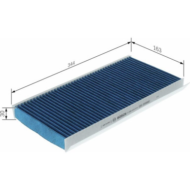 Filter, Innenraumluft 0 986 628 616