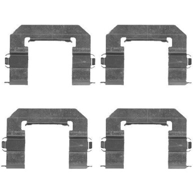 Hella Zubehörsatz, Scheibenbremsbelag 8DZ 355 203-391