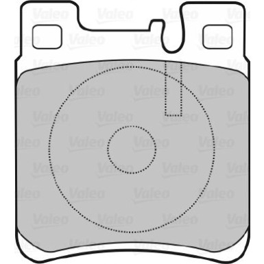 Valeo Bremsbelagsatz, Scheibenbremse 598617