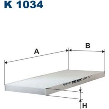 Filtron Filter, Innenraumluft K 1034