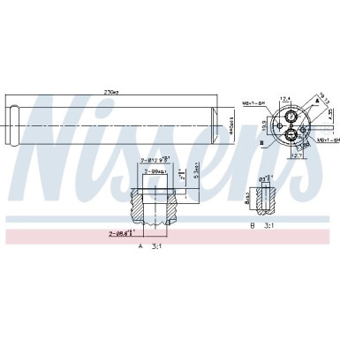 Nissens Trockner, Klimaanlage 95406