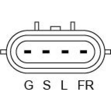 Generator 1 986 A00 643 Generator 1 986 A00 643