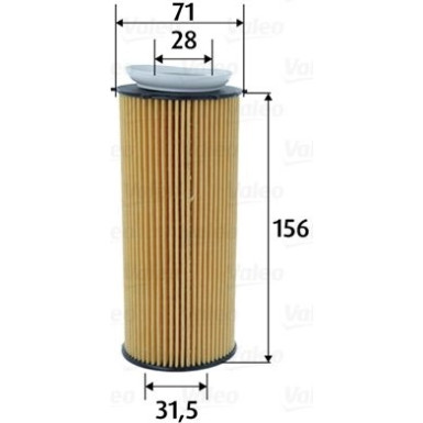 Valeo Ölfilter 586603