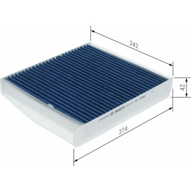 Filter, Innenraumluft 0 986 628 621 Filter, Innenraumluft 0 986 628 621