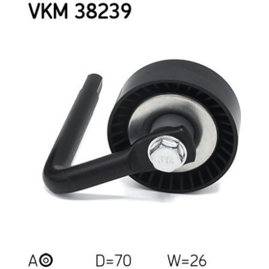 Spannrolle, Keilrippenriemen VKM 38239