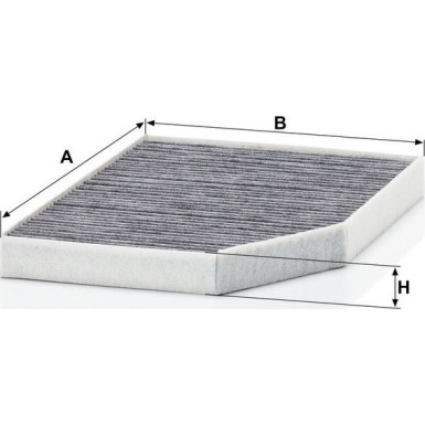 MANN-FILTER CUK 30 007 Innenraumfilter, Aktivkohlefilter