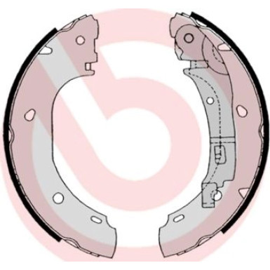 Bremsbackensatz S 23 525 Bremsbackensatz S 23 525