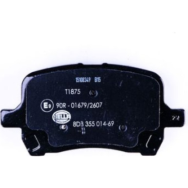 Bremsbelagsatz, Scheibenbremse 8DB 355 014-691 Bremsbelagsatz, Scheibenbremse 8DB 355 014-691