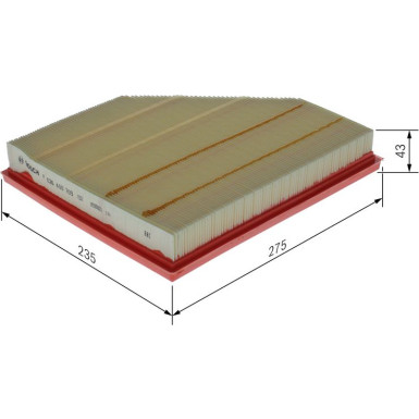 Luftfilter F 026 400 709 Luftfilter F 026 400 709