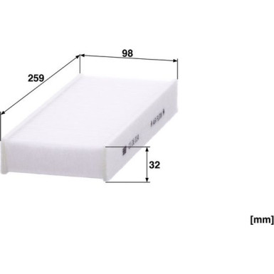 MANN-FILTER CU 26 014-2 Innenraumfilter, Partikelfilter