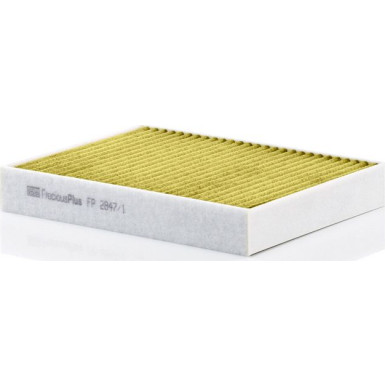 MANN-FILTER FP 2847/1 Innenraumfilter FreciousPlus Aktivkohlefilter mit Polyphenol, antibakteriell, Feinstaubfilter (PM 2.5)