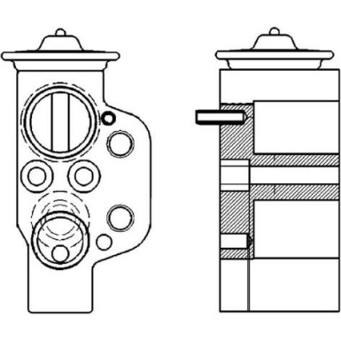 Mahle Expansionsventil, Klimaanlage BEHR Premium Line AVE 115 000P