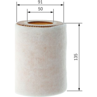 BOSCH 1 457 433 084 Luftfilter