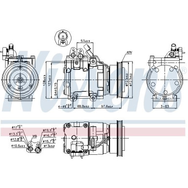Kompressor, Klimaanlage 89264 Kompressor, Klimaanlage 89264