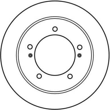 TRW Bremsscheibe DF2588 TRW Bremsscheibe DF2588