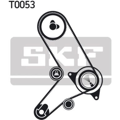 SKF Zahnriemensatz VKMA 02154