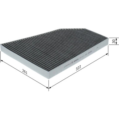 Filter, Innenraumluft 1 987 435 611