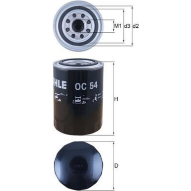 Ölfilter OC 54 Ölfilter OC 54