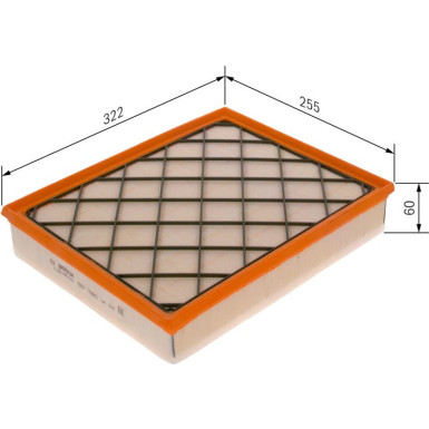 BOSCH F 026 400 410 Luftfilter BOSCH F 026 400 410 Luftfilter