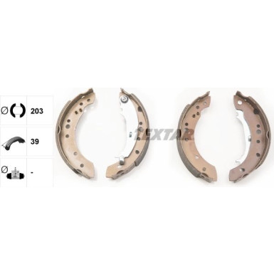 Textar Bremsbackensatz 91068800 Textar Bremsbackensatz 91068800