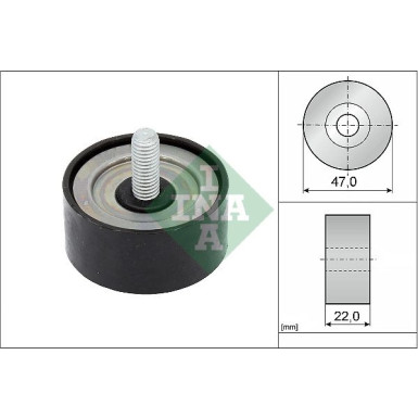 Umlenk-/Führungsrolle, Keilrippenriemen 532 1001 10