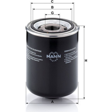 Ölfilter W 1374/5