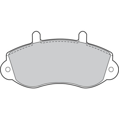 Valeo Bremsbelagsatz, Scheibenbremse 598490