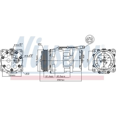 Kompressor, Klimaanlage 89055 Kompressor, Klimaanlage 89055