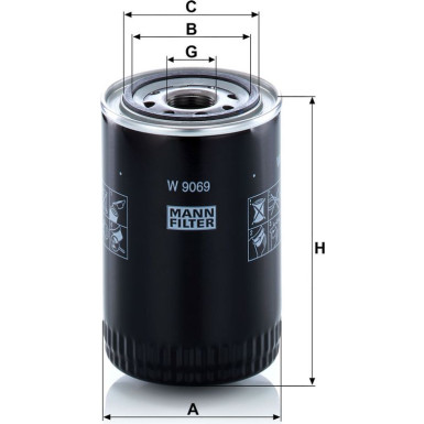 Ölfilter W 9069 Ölfilter W 9069