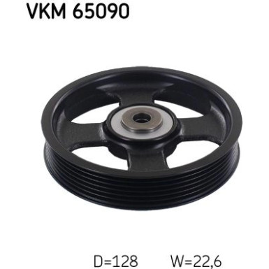 SKF Umlenk-/Führungsrolle, Keilrippenriemen VKM 65090