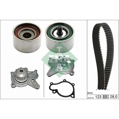 INA Wasserpumpe + Zahnriemensatz 530 0502 31