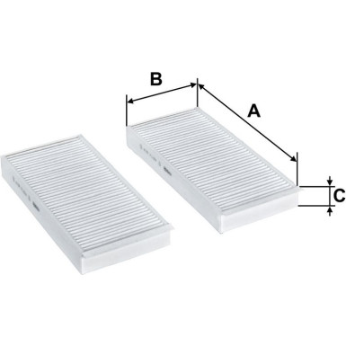 Valeo Filter, Innenraumluft VALEO ESSENTIAL 715812
