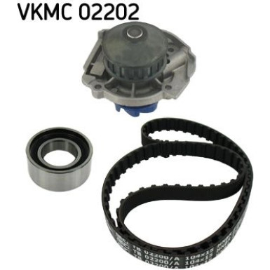 SKF Wasserpumpe + Zahnriemensatz VKMC 02202