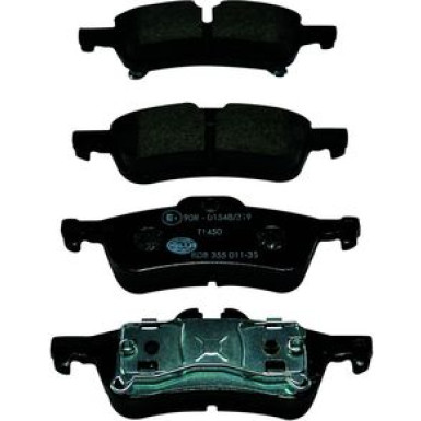 Hella Bremsbelagsatz, Scheibenbremse 8DB 355 011-351 Hella Bremsbelagsatz, Scheibenbremse 8DB 355 011-351