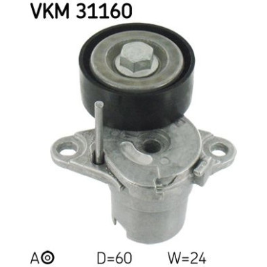 Spannrolle, Keilrippenriemen VKM 31160 Spannrolle, Keilrippenriemen VKM 31160