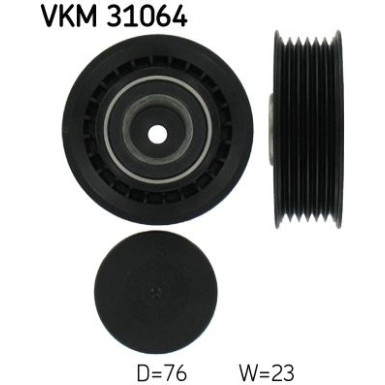 SKF Spannrolle, Keilrippenriemen VKM 31064