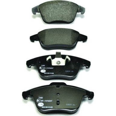 Bremsbelagsatz, Scheibenbremse 8DB 355 012-891 Bremsbelagsatz, Scheibenbremse 8DB 355 012-891