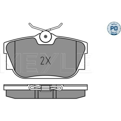 Meyle Bremsbelagsatz, Scheibenbremse MEYLE-PD: Advanced performance and design 025 234 4616/PD Meyle Bremsbelagsatz, Scheibenbremse MEYLE-PD: Advanced performance and design 025 234 4616/PD