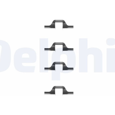 Delphi Zubehörsatz, Scheibenbremsbelag LX0260