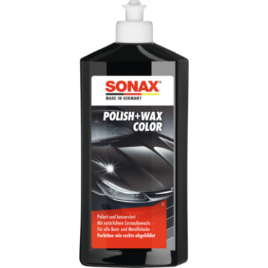SONAX Lackpolitur Polish & Wax Color NanoPro schwarz Polish+Wax Color schwarz 02961000