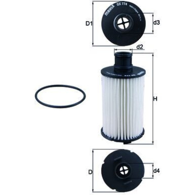 Knecht Ölfilter OX 774D