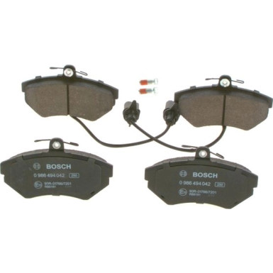 BOSCH Bremsbelagsatz, Scheibenbremse 0 986 494 042 BOSCH Bremsbelagsatz, Scheibenbremse 0 986 494 042