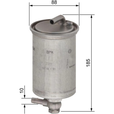 Kraftstofffilter 0 450 906 431 Kraftstofffilter 0 450 906 431
