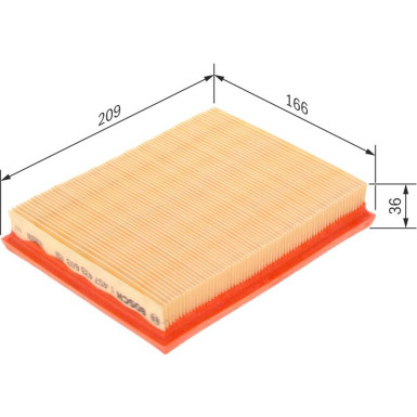 BOSCH 1 457 433 603 Luftfilter BOSCH 1 457 433 603 Luftfilter