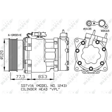 Kompressor, Klimaanlage 32266