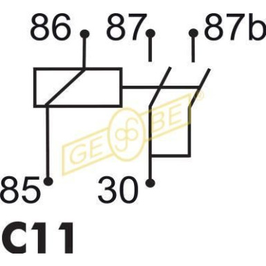 GEBE Relais, Arbeitsstrom 9 9295 1