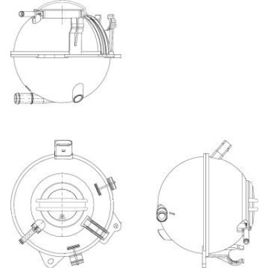 NRF Ausgleichsbehälter, Kühlmittel EASY FIT 454082