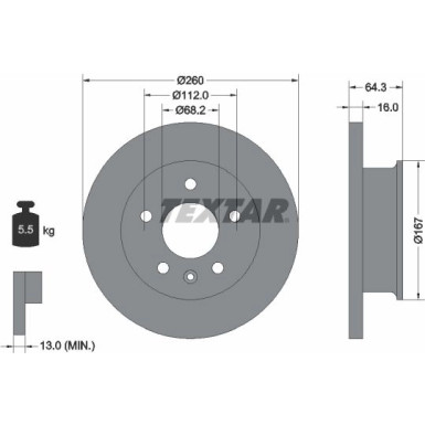 Bremsscheibe 92055900